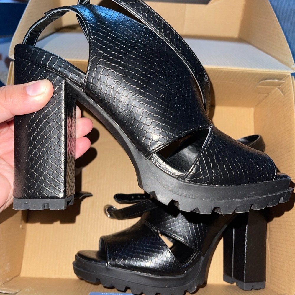 Black Platform Heels